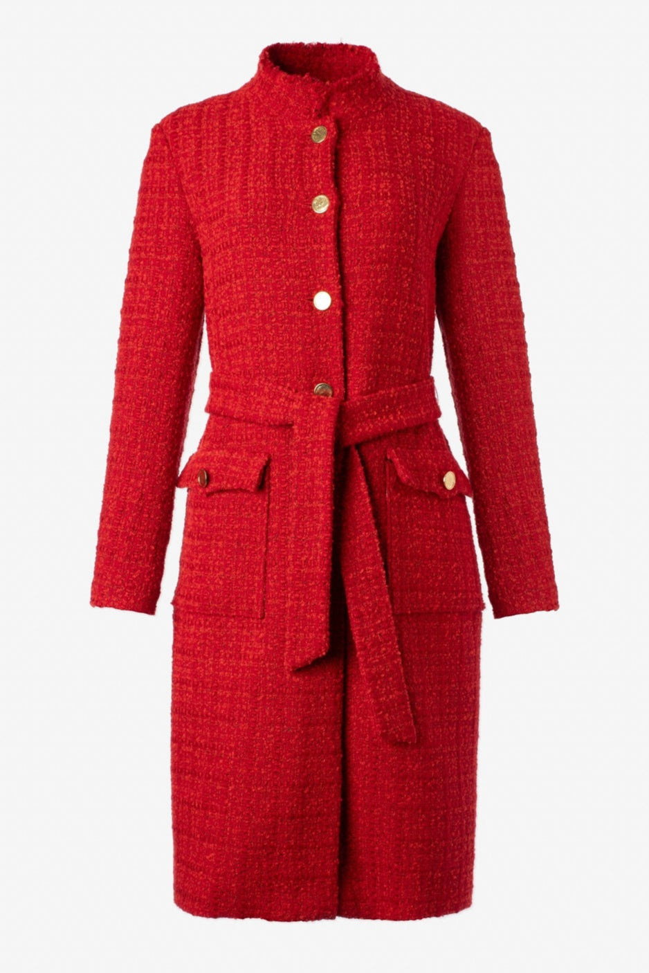 Tweed long coat