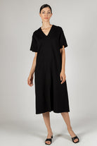 Butter Modal V Neck Midi Dress