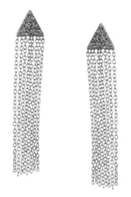 Raindrop Earrings - Antique