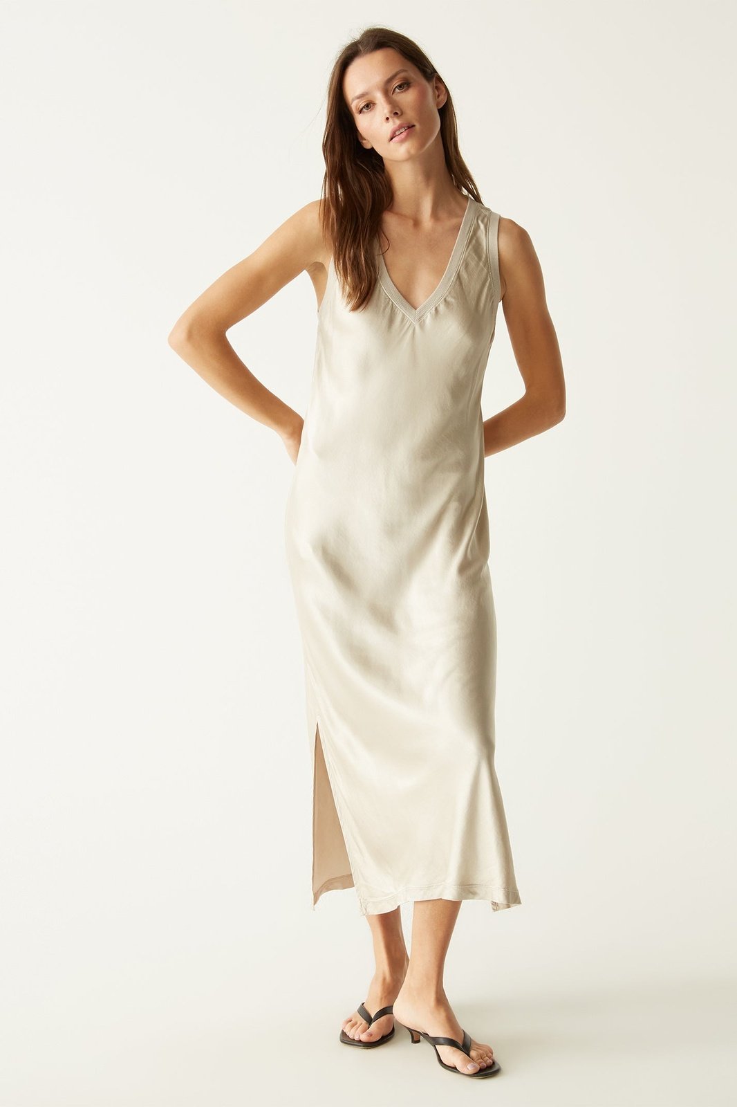 Randi V-Neck Midi Dress