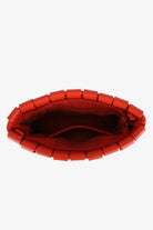 Lindy Clutch Woven Large Orange